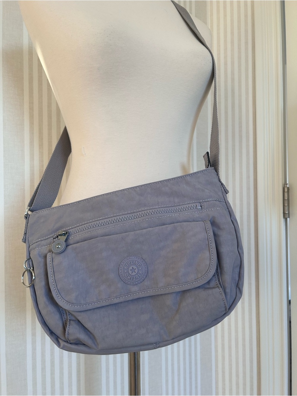 Kipling Syro Crossbody Bag Light Blue *Brand New* - Picture 5 of 13